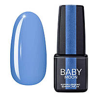 Гель лак Baby Moon Cold Ocean Gel polish № 019 повітряний синій 6 мл