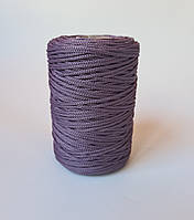 Полиэфирный шнур 2мм Пастельно-фиолетовый