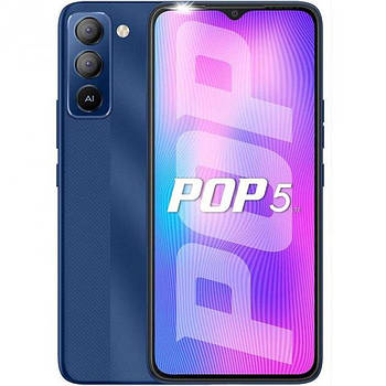 Смартфон Tecno POP 5 LTE BD4i 3/32GB Deepsea Luster, 8+0,3/5Мп, Helio A22, 2sim, 6.52", 5000mAh