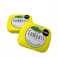 Конфеты Compass Fresh mints без сахара (лимон), 14 г