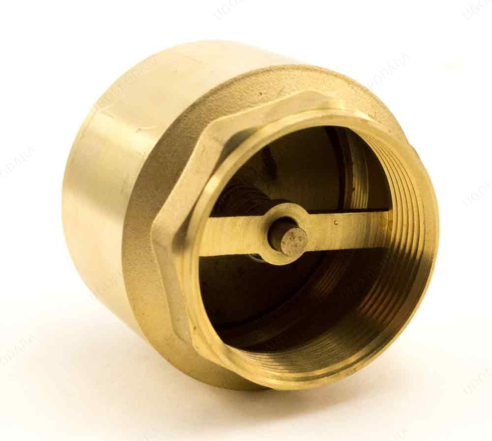 Зворотний клапан латунний шток 1 1/4" (1 1/4")