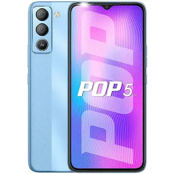 Смартфон Tecno POP 5 LTE BD4i 3/32GB Ice Blue, 8+0,3/5Мп, Helio A22, 2sim, 6.52", 5000mAh