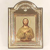 Икона Алексий человек Божий святой, лик 10х12 см, в пластиковой черной рамке