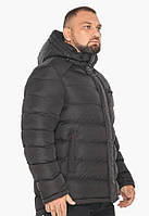 Куртка мужская зимняя теплая Braggart "Aggressive" черная, температурный режим до -25°C