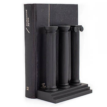 Тримачі для книг "Три античні колони" (чорні)