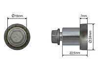 Ролик сдвижной крыши полуприцепа Ø24x7x22,5 EDSCHA
