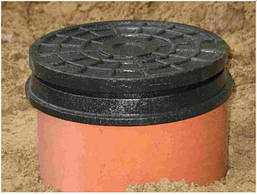 Люк міні для колодязів д.315 (чорний) - Мпласт