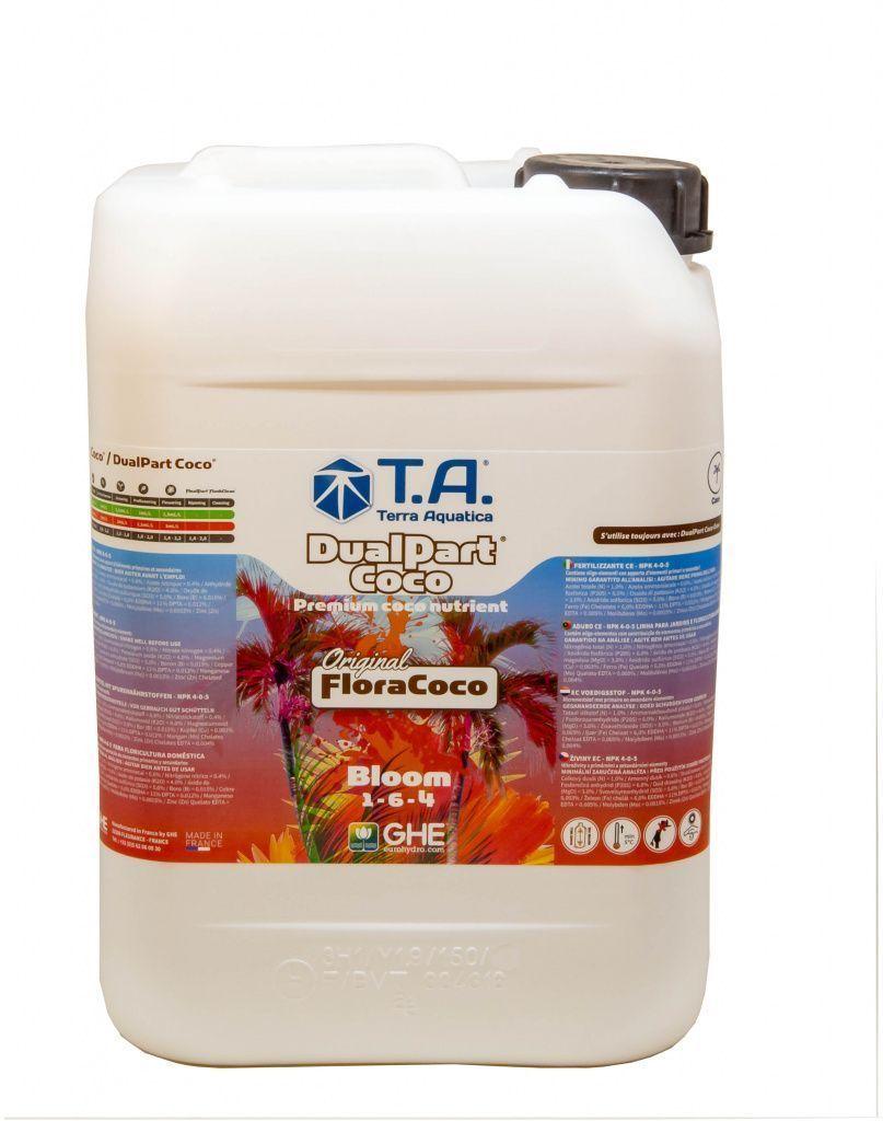 Мінеральне удобрювання Terra Aquatica Dualpart (GHE FloraCoco Bloom) (5L). Франція