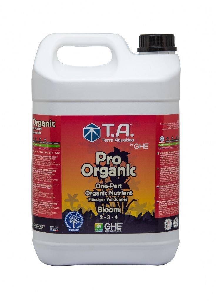Органічне удобрювання Terra Aquatica Pro Organic Bloom (GHE BioThrive Bloom) (5L). Оригінал. Франція.