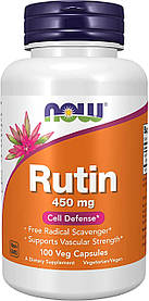 Рутин (Rutin) NOW Foods, 450 мг 100 рослинних капсул