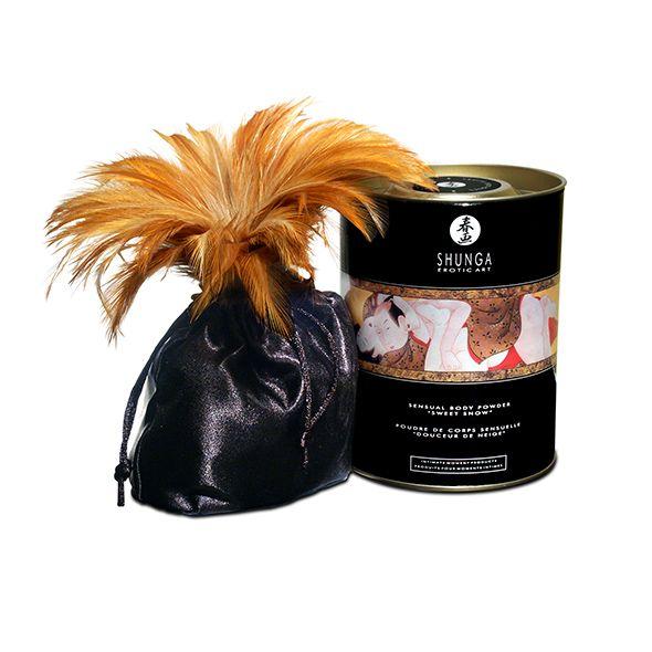 З’їдобна пудра для тіла з перишкою Champagne & Strawberry, 228 гру, фото 1