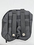 Підсумок аптечка моллі MOLLE чорна, фото 8