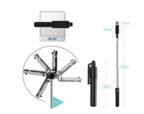 Монопод-штатив Accro K07B black для телефона, фотоапарата, екшн-камери, фото 2