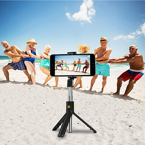 Монопод-штатив Accro K07B black для телефона, фотоапарата, екшн-камери, фото 3