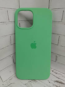 Чохол на iPhone 12 Pro Max накладка бампер протиударний Original Soft Case spearmint
