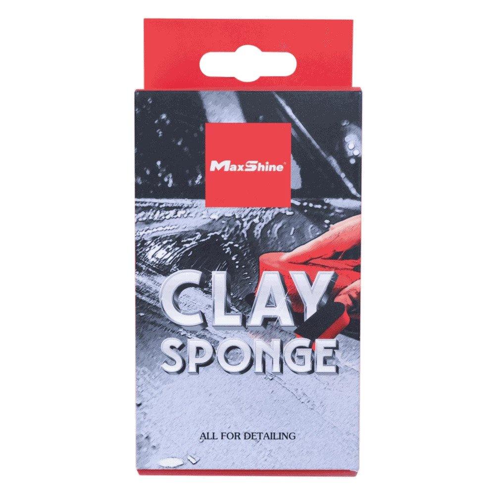 MaxShine Clay Sponge - Брусковий твердий автоскраб