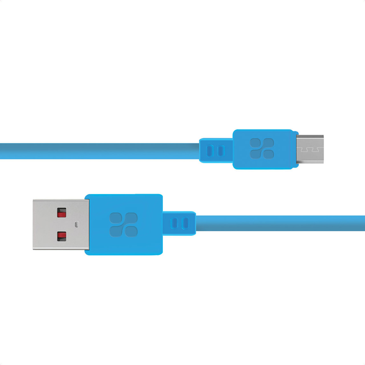 Кабель Promate MicroCord-1 USB-microUSB 2А 1.2 м Blue (Уцінка) (ch_microcord-1.blue)