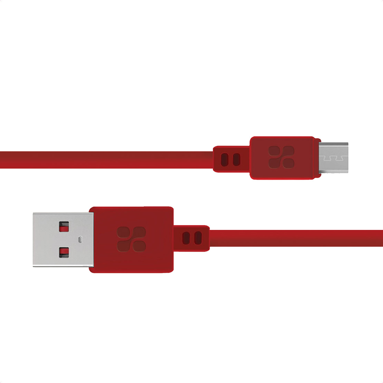 Кабель Promate MicroCord-1 USB-microUSB 2А 1.2 м Maroon (Уцінка) (ch_microcord-1.maroon)