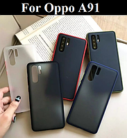 Чохол матовий Smoke Case для Oppo A91