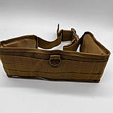 Тактична поясна розгрузка MOLLE РПС розвантажувальна поясна система койот пісочна, фото 8