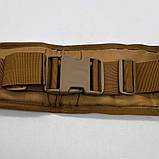 Тактична поясна розгрузка MOLLE РПС розвантажувальна поясна система койот пісочна, фото 7