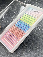 Вії омбре Neon NAGARAKU Mix (4 кольори) 12 мм