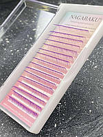 Вії омбре Neon NAGARAKU Mix (Рожево-фіолетовий)