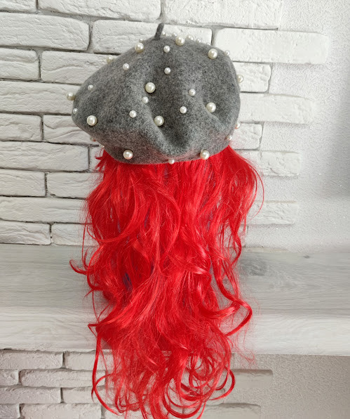 Женский Шерстяной Берет с Жемчугом — Купить Недорого на Bigl.ua ...