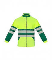 Куртка флисовая Грин-Сервис зеленая