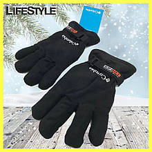 Теплі флісові рукавички Columbia, Чорні / Чоловічі зимові рукавички