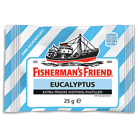 Пастилки Fisherman's Friend Eucalyptus Sugar free 25g