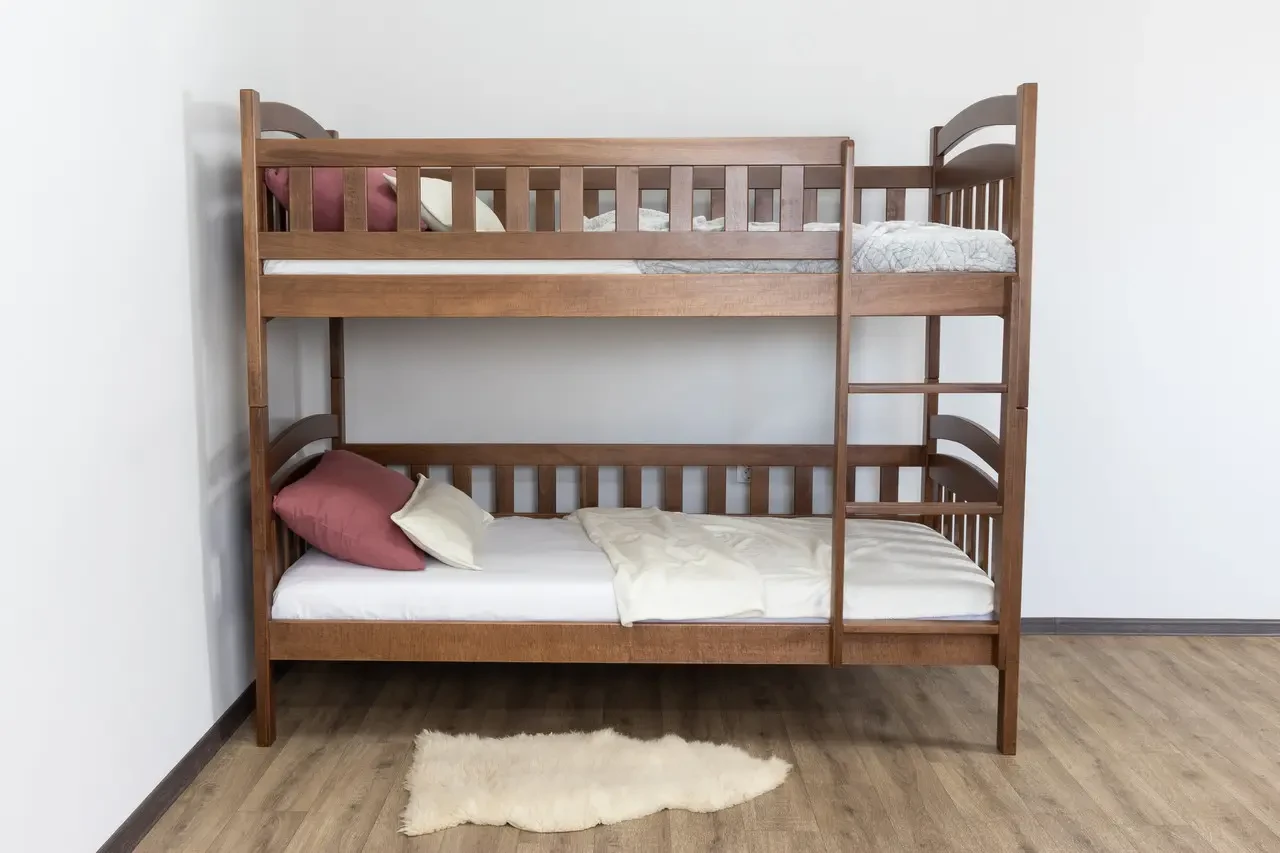 Ліжко дерев'яне двоповерхове "Білосніжка" Дрімка (варіанти кольору, розмірів)