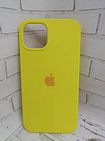 Чехол на iPhone 13 накладка бампер противоударный Original Soft Case Canary yellow