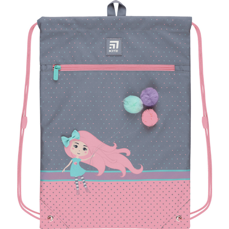 Сумка для взуття з кишенею Kite Education Pretty Girl K22-601M-9