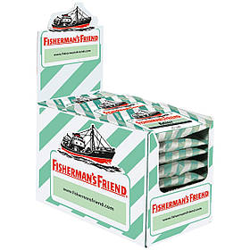 Пастилки Fisherman's Friend Mint Sugar Free 24x25g