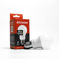 Светодиодная лампа Лед Е27 Etron 8Вт 4200К А55