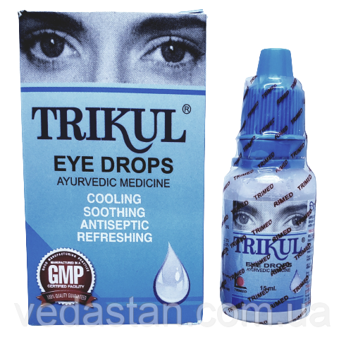 Трикул, Trikul, (15мл) - краплі для очей, фото 1