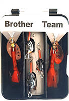 Набор блесен для спиннинга Brother Team BT/D3E3 со сменными головками