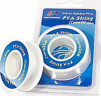 Розчинний шнур для рибалки EOS PVA, плетіння 3 нитки, 20 м.