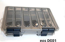Коробка для снастей EOS D001 дворівнева зі знімними перегородками 280/180/70мм