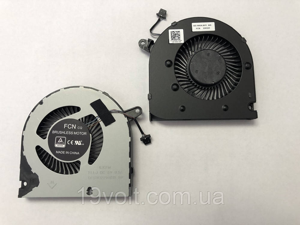 Вентилятор для ноутбука DELL G3-3590 GPU 4pin original FAN
