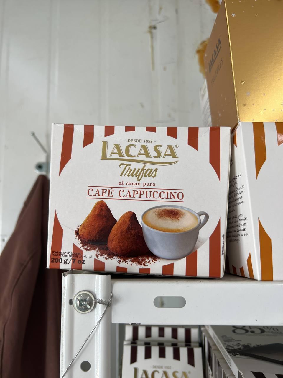 Цукерки трюфелі 🍬 Lacasa "Cafe Cappuccino" 200 гр. Іспанія