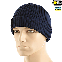 Шапка в'язана M-Tac 100% акрил Dark Navy Blue S/M 206667