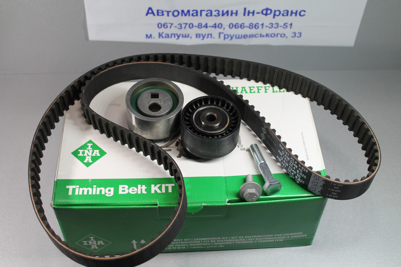 Комплект ременя ГРМ INA Citroen Berlingo/Jumpy; Fiat Scudo; Peugeot Partner/ Expert 2.0HDi 1998-2008