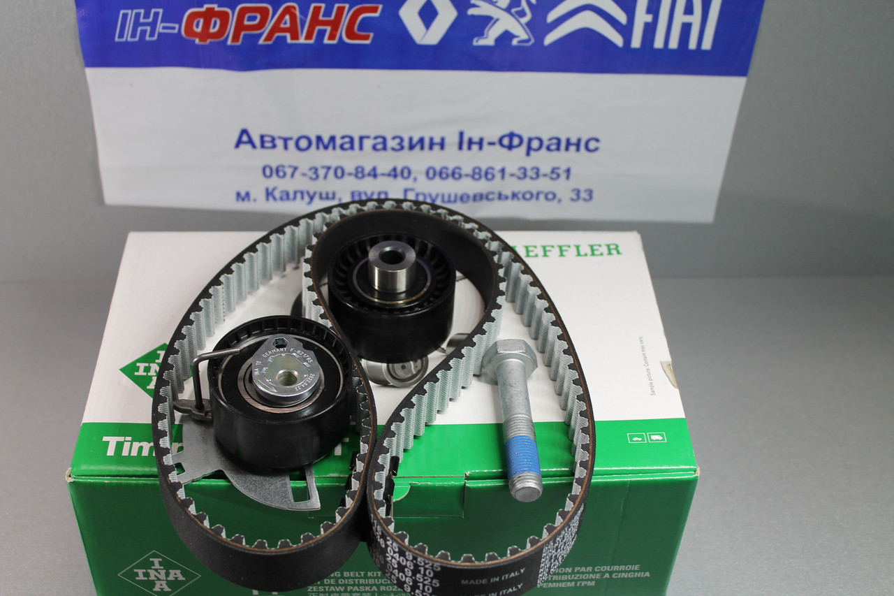 Комплект ременя ГРМ INA Peugeot Boxer, Expert; Citroen Jumper, Jumpy 2.0/ 2.2BlueHDi 2015р-