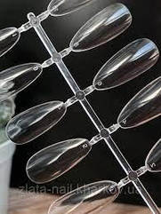 ТИПСИ ГЕЛИВЕ ДЛЯ НАРАЩАННЯ НОГТЕЙ 240 ШТУК (МІндаль) ПРОЗРАЧНИЙ