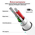 Кабель Promate MicroCord-2 USB-microUSB 2А 2 м White (Уцінка) (ch_microcord-2.white), фото 3