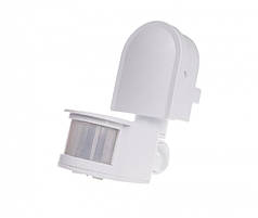 Датчик руху настінний ЄВРОСВІТ SW-01 180° IP44 для приміщень, білий