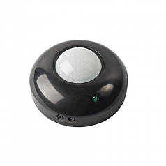 Датчик руху ЕВРОСВІТ SO-01 360° Чорний для приміщень, IP20, до 6 м