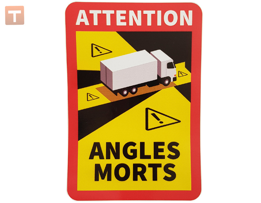 Наклейка "ANGELS MORTS" сліпі зони